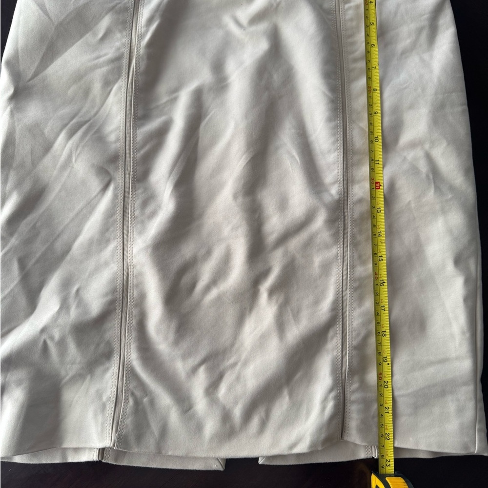 WHBM khaki pencil Skirt